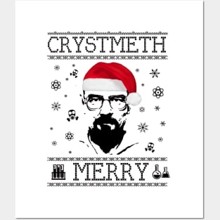 Breaking Bad Heisenberg Merry Chrystmeth Christmas Posters and Art